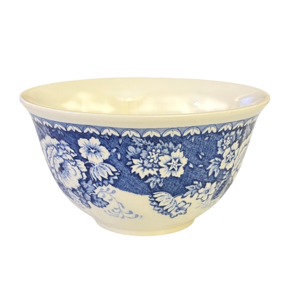 Mason's Bowl 4.5" Blue White Floral Ironstone Crabtree & Evelyn England